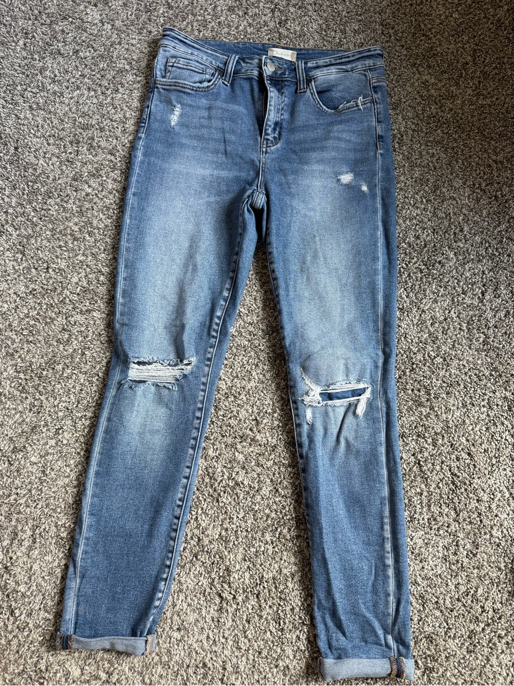 Altar’d State Women’s Distressed Blue Skinny Jeans size 29